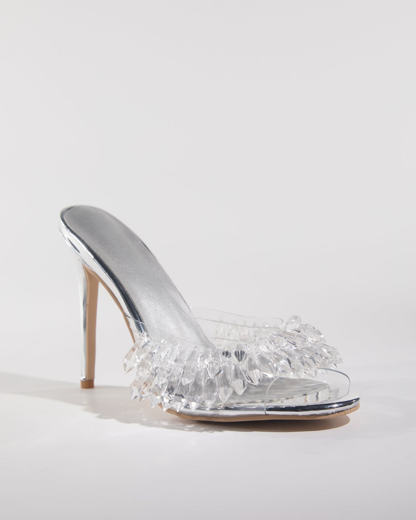 Eugenia Crystal Fringe Slippers