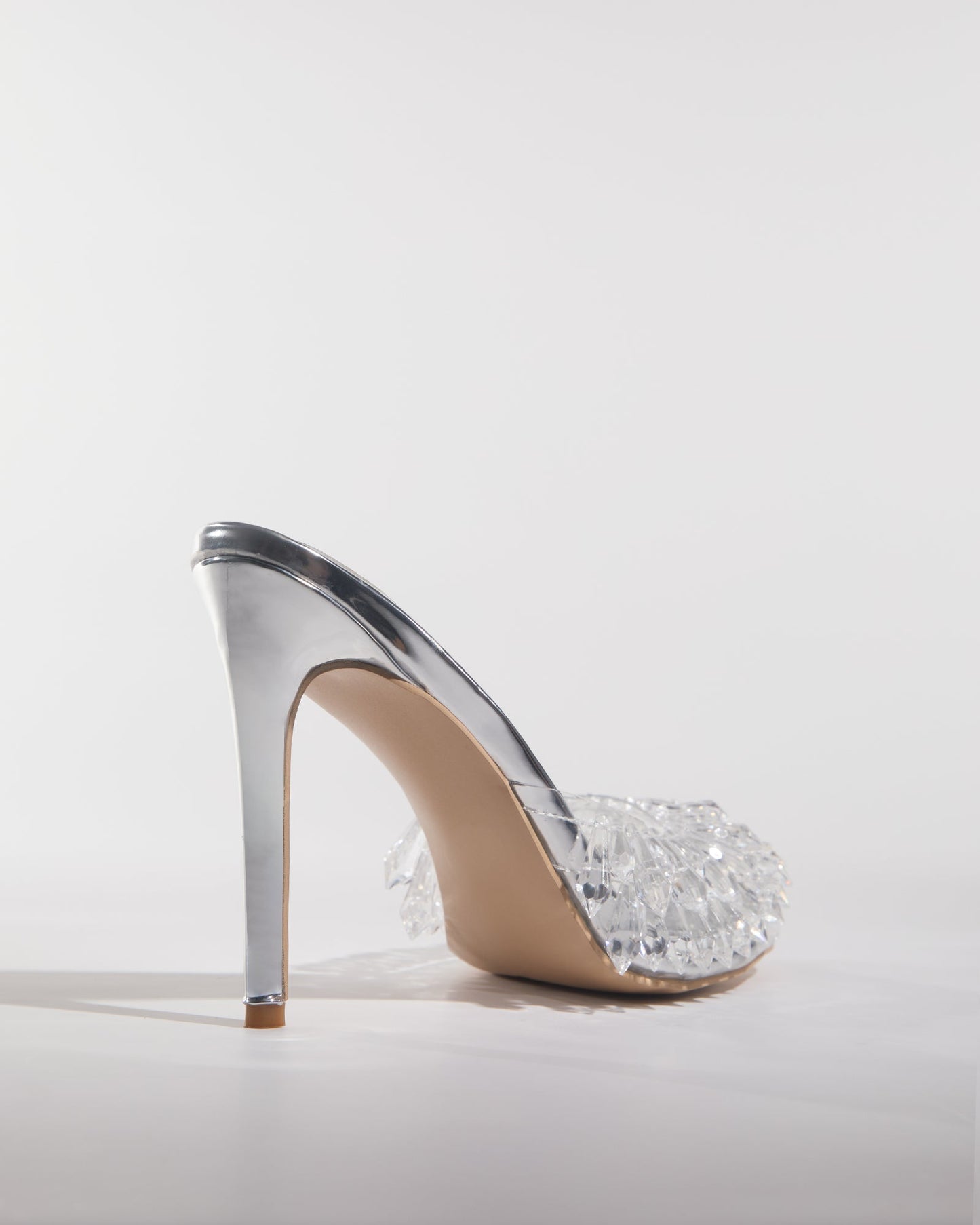 Eugenia Crystal Fringe Slippers