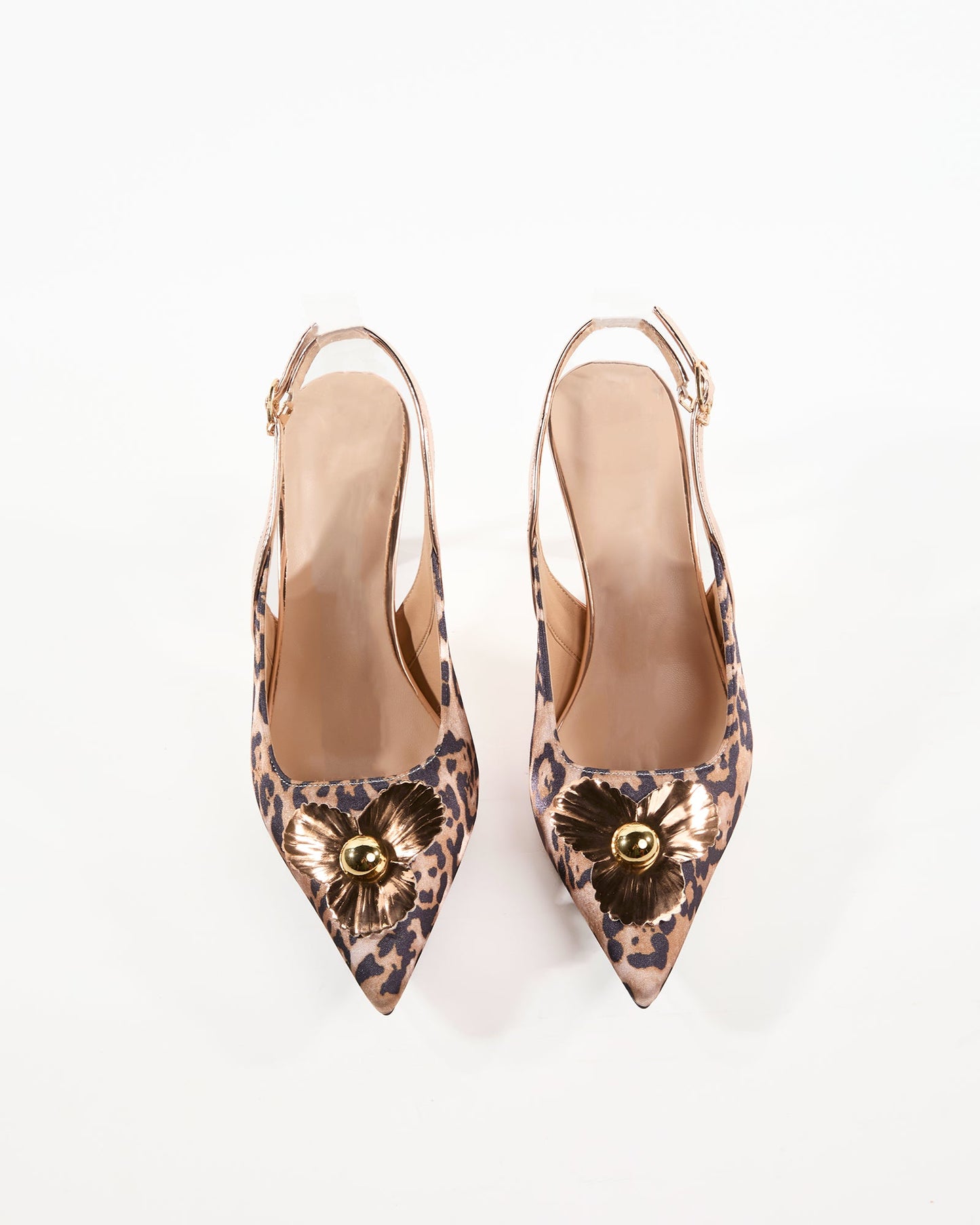 Fabrice Leopard Print Slingback Pumps