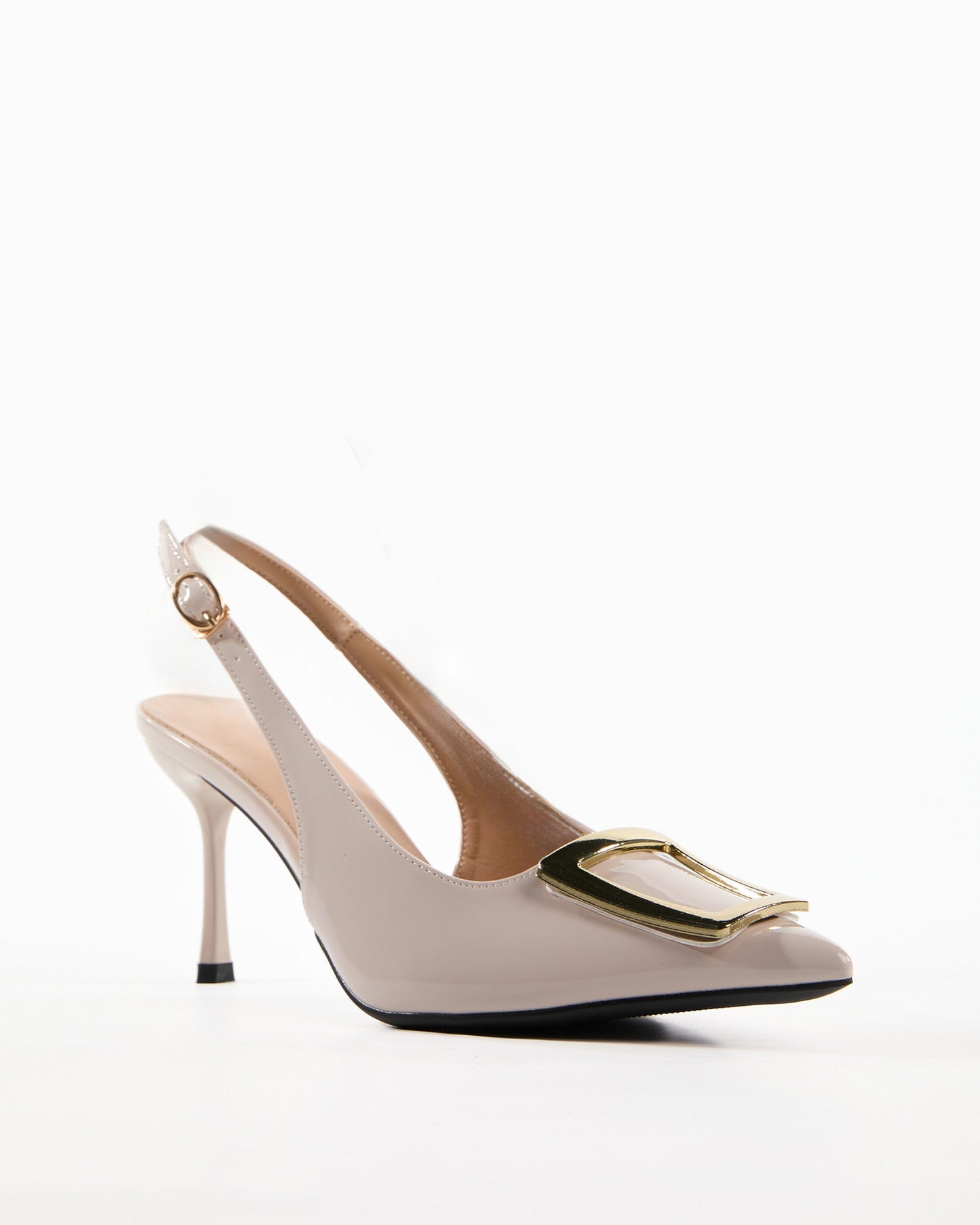 Fadil Buckle Slingback Pumps