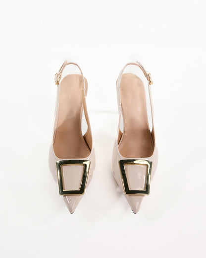 Fadil Buckle Slingback Pumps