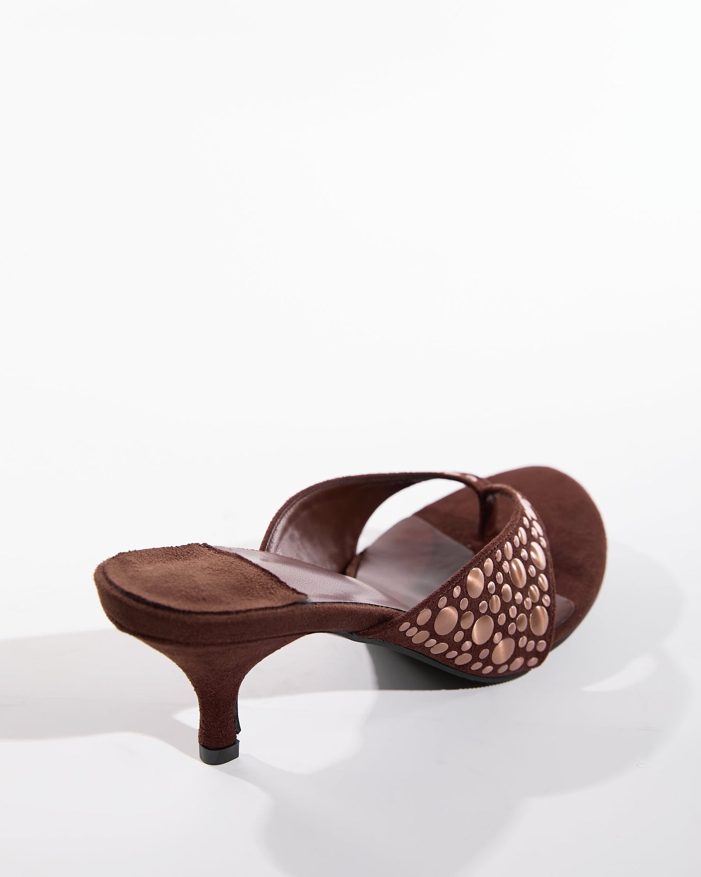 Federica Metal Embellished Thong Toe Slippers