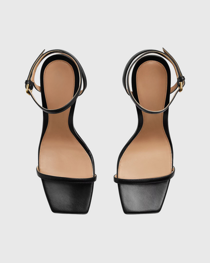 Fiamma Metal Knot Sandals In Black