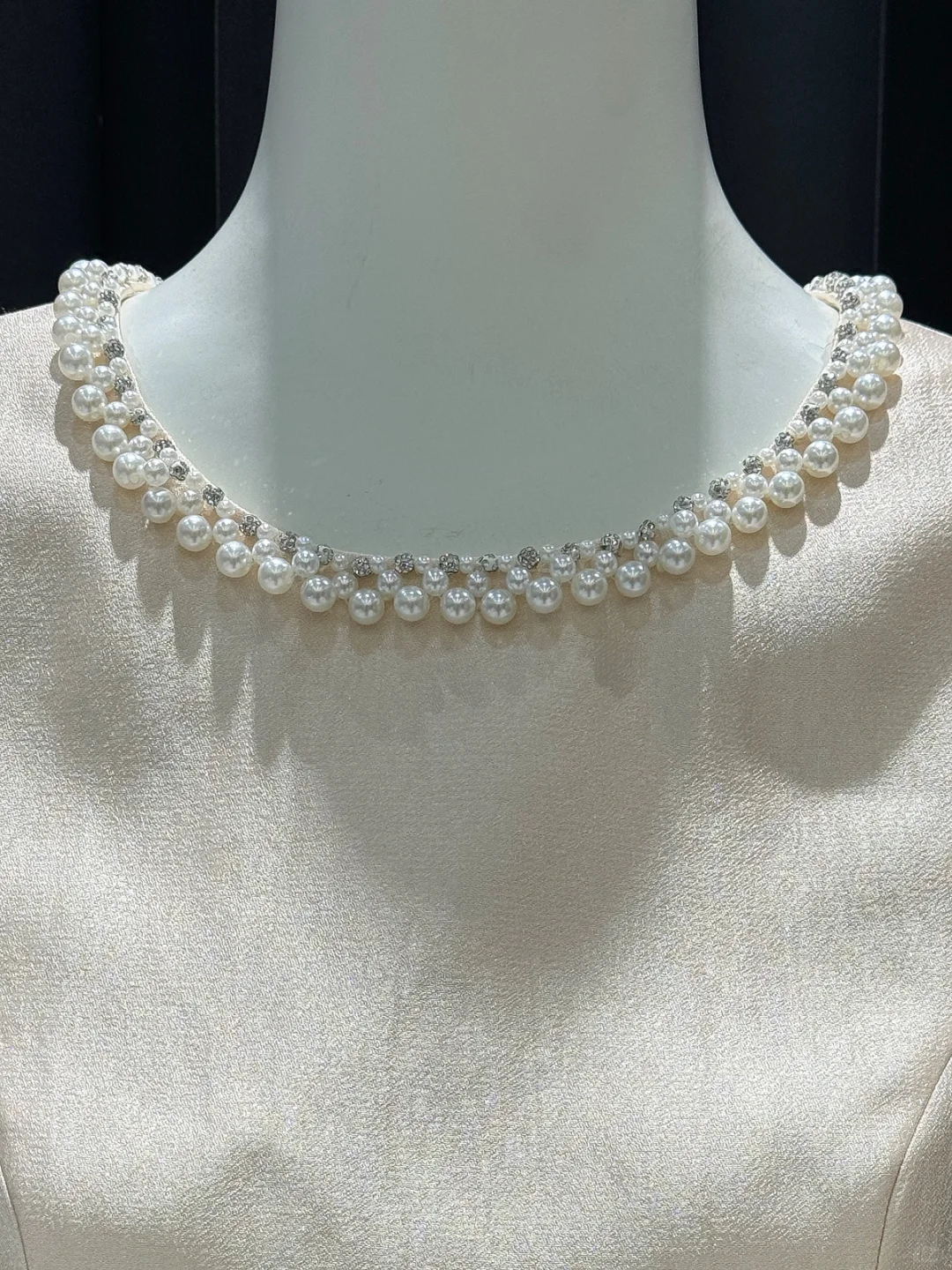 Pretty A Line Satin Beads Neck Short Homecoming Dress,Vacation Dress,Summer 16th Birthday Dress GG4640