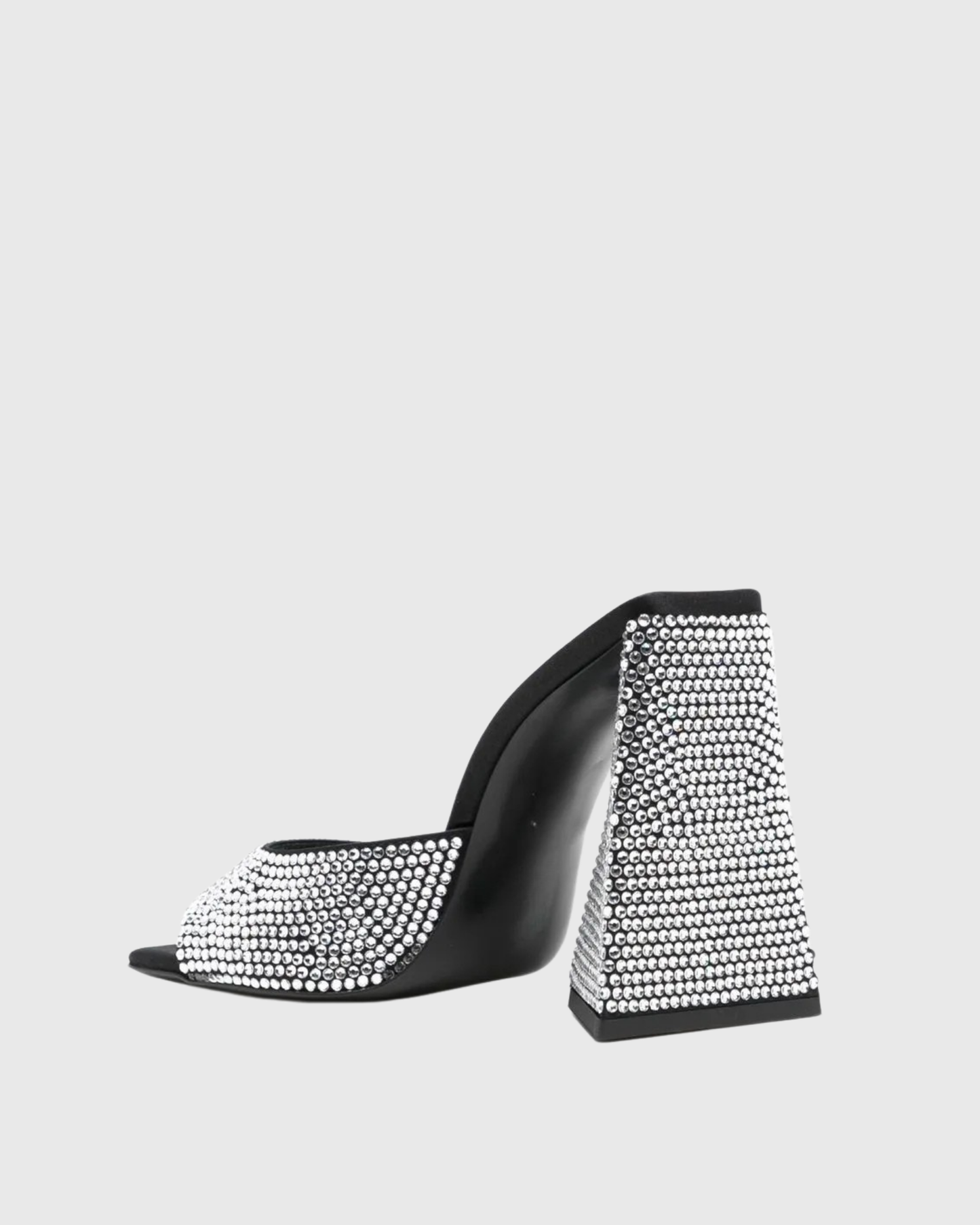 Grady Rhinestone Embellished Slippers In Black