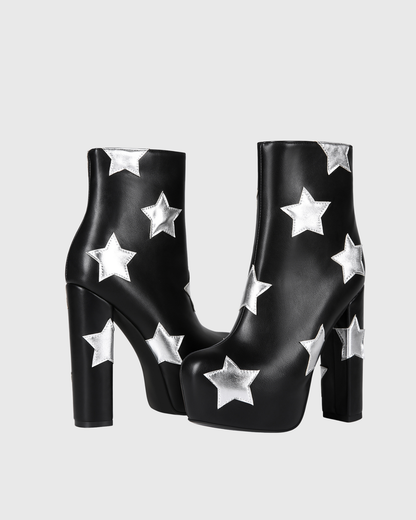 Greer Star Platform Ankle Boots