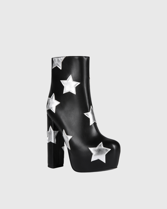 Greer Star Platform Ankle Boots