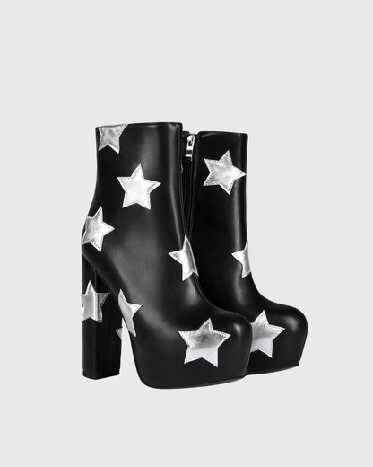 Greer Star Platform Ankle Boots
