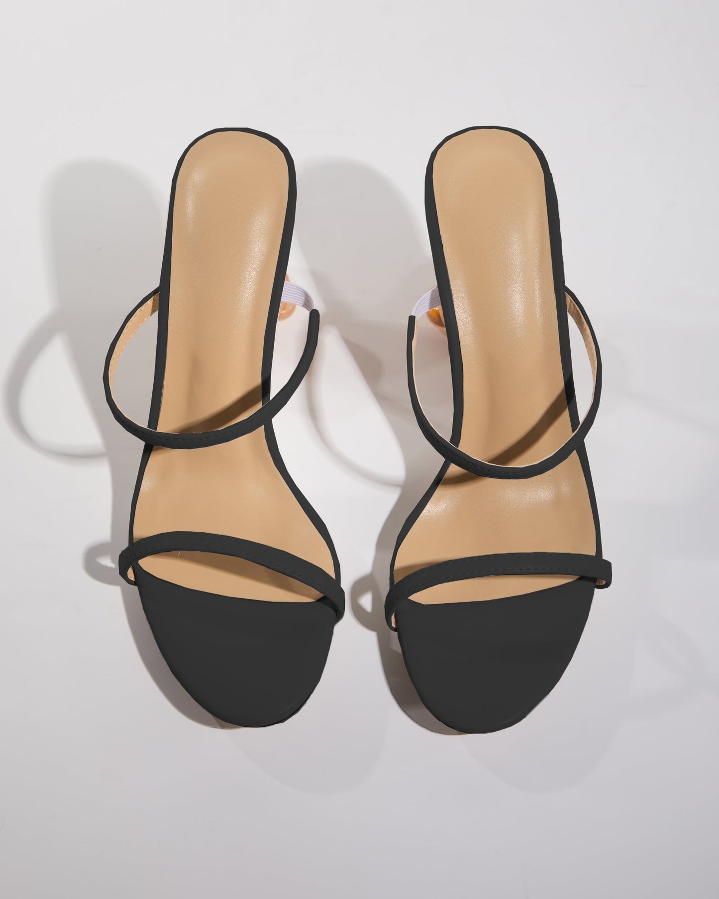 Harlow Egg Heels In Black