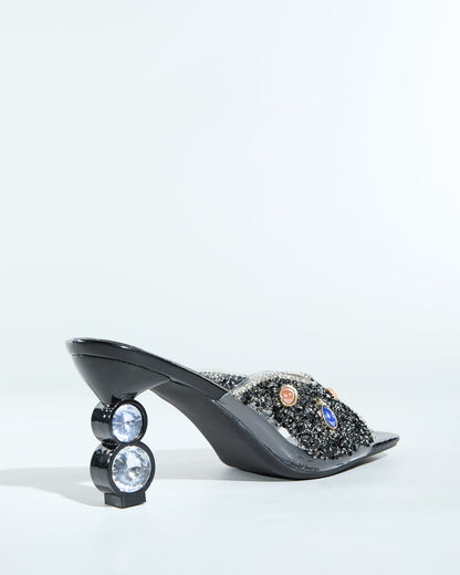 Hazel Gem Embellished Slippers