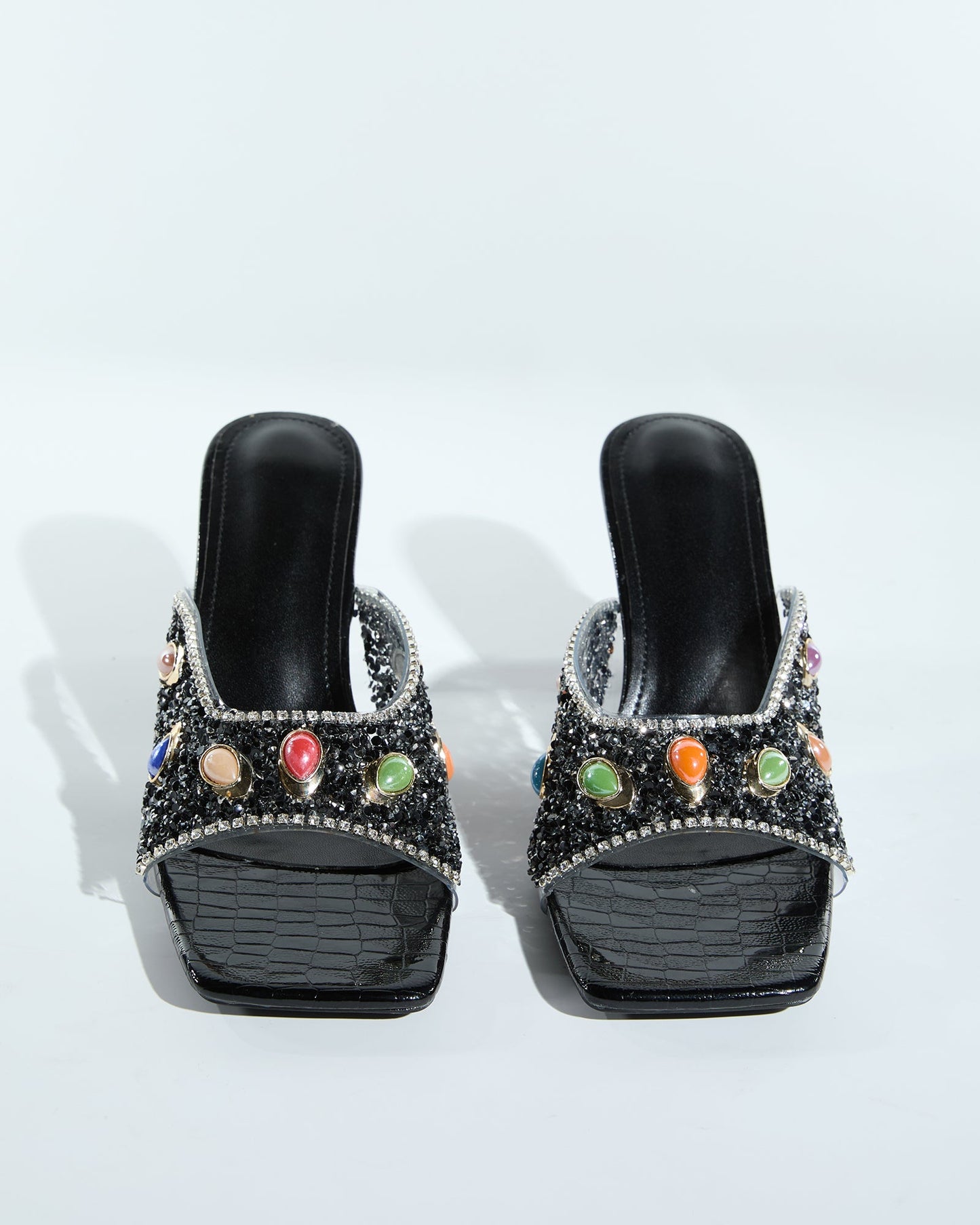 Hazel Gem Embellished Slippers