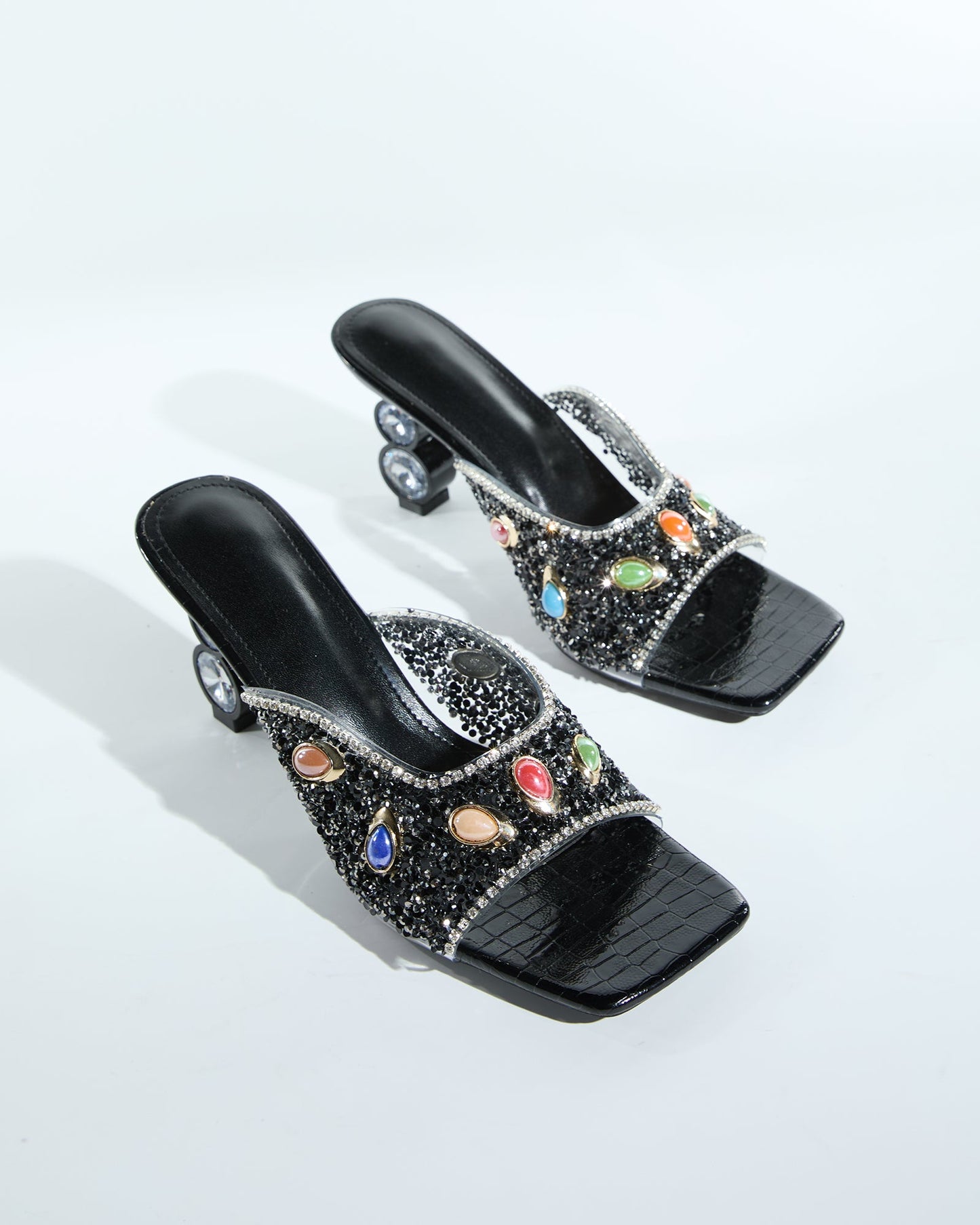 Hazel Gem Embellished Slippers