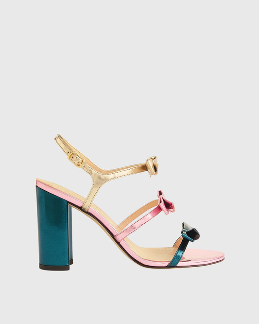 Ilaria Rainbow Bow Sandals