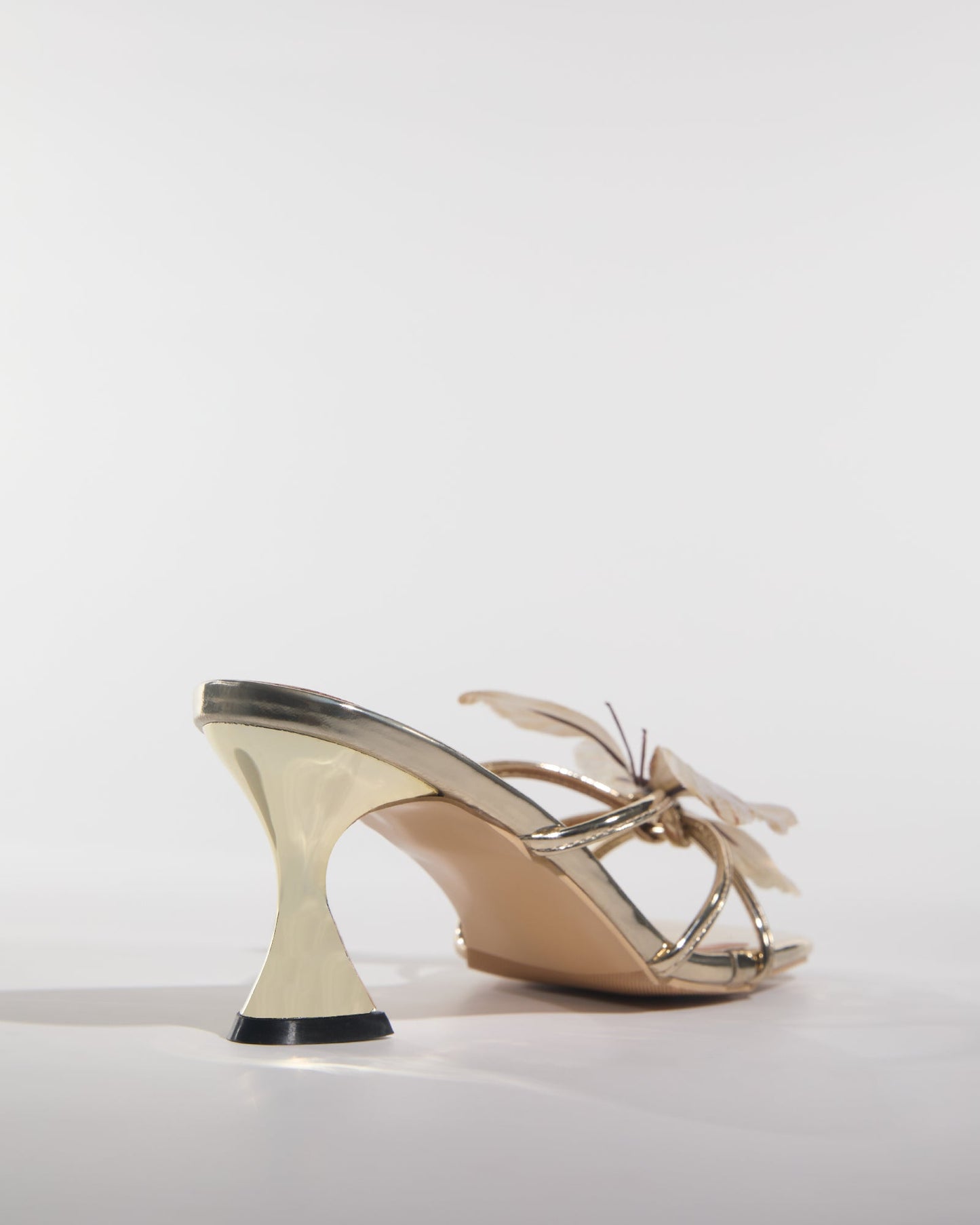 Io Butterfly Slippers In Gold