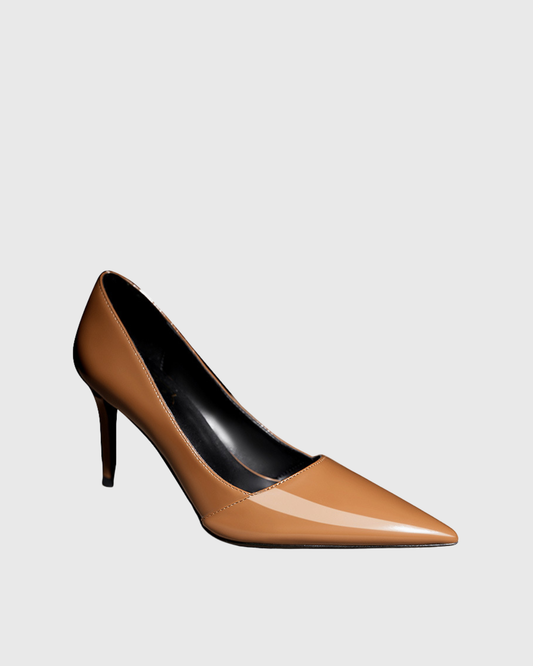 Itala Leather Pumps In Brown