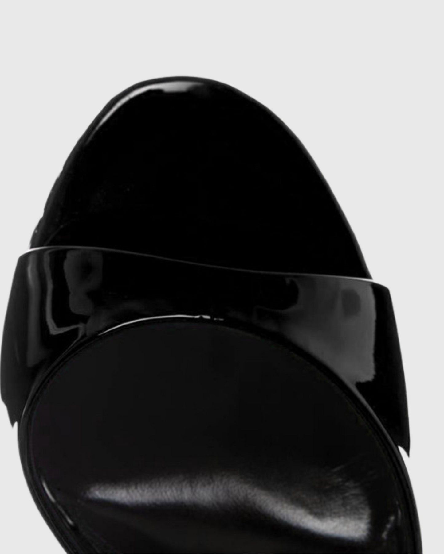 Jolie Patent Leather Slipper In Black