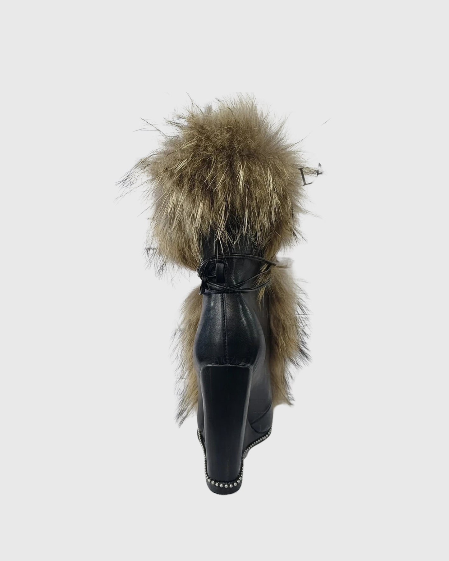 Kaia Faux Fur Wedge Ankle Boots