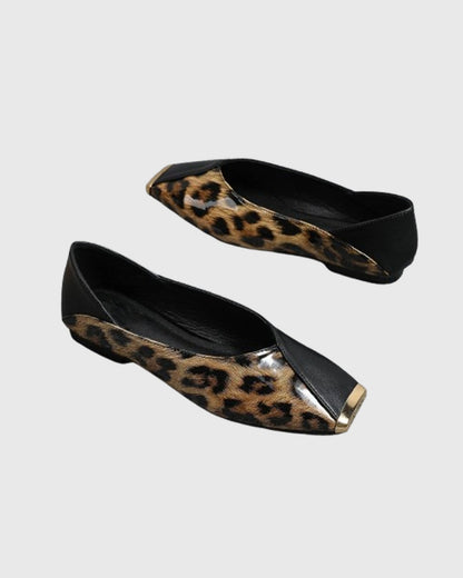Katia Leopard Print Flats