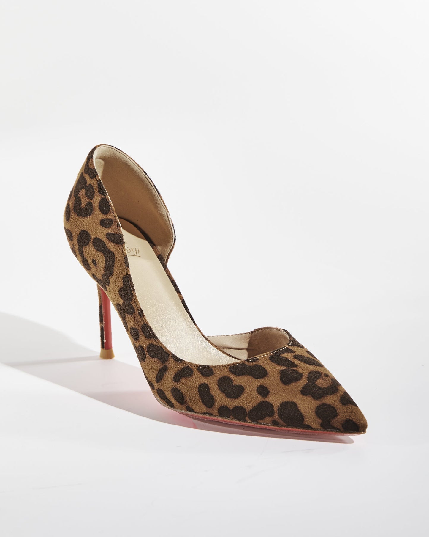 Kim Leopard Print Irregular Pumps