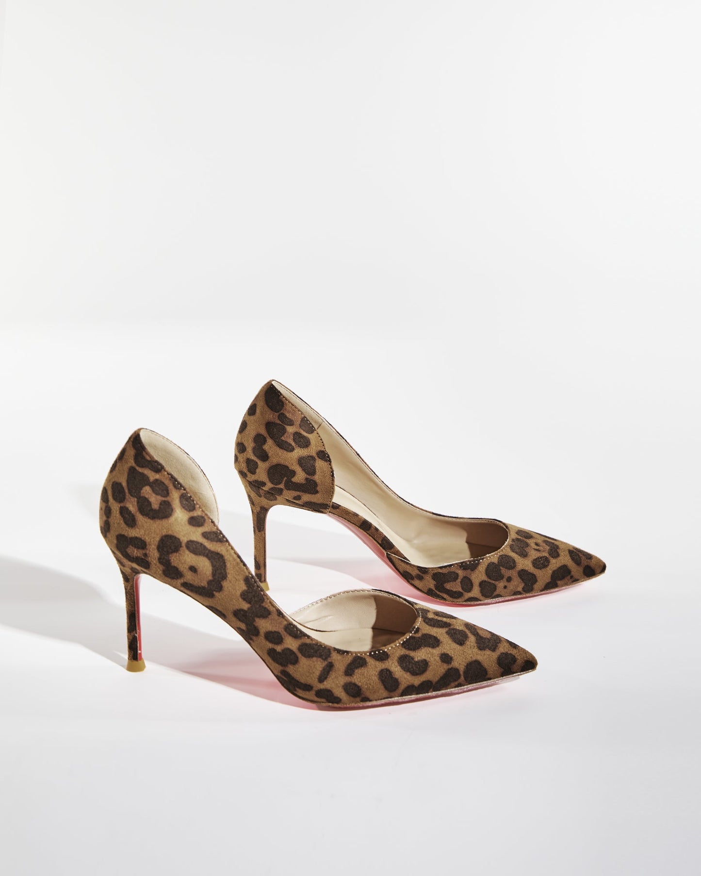Kim Leopard Print Irregular Pumps