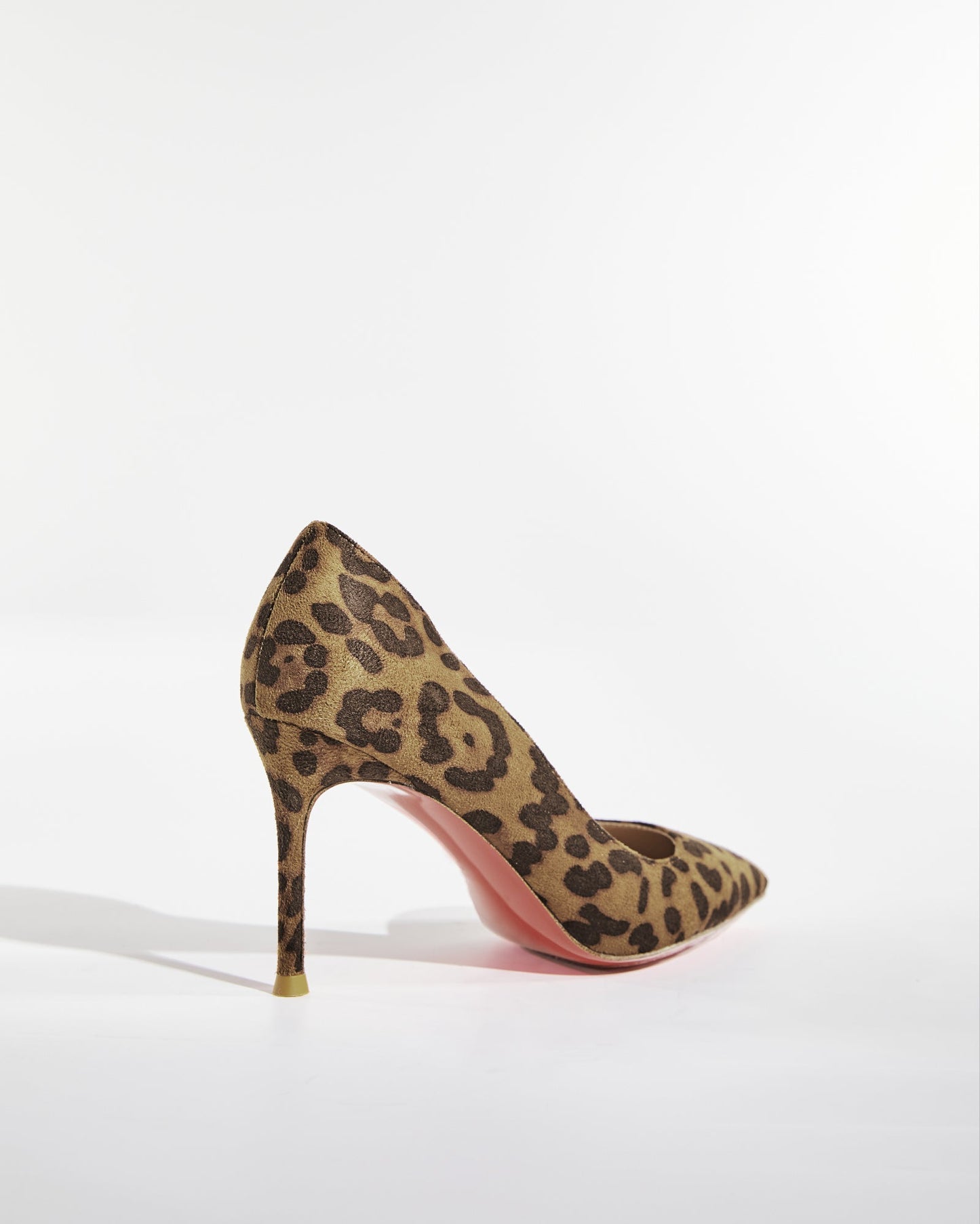 Kim Leopard Print Irregular Pumps