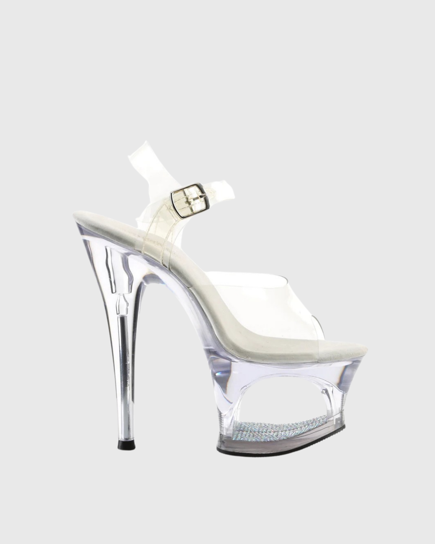 Kori Cutout Platform Sandals In Silver