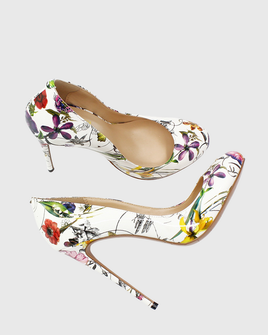 Le Jardin Floral Print Pumps