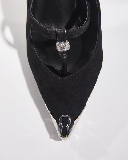 Lexi Irregular Thong Toe Mules