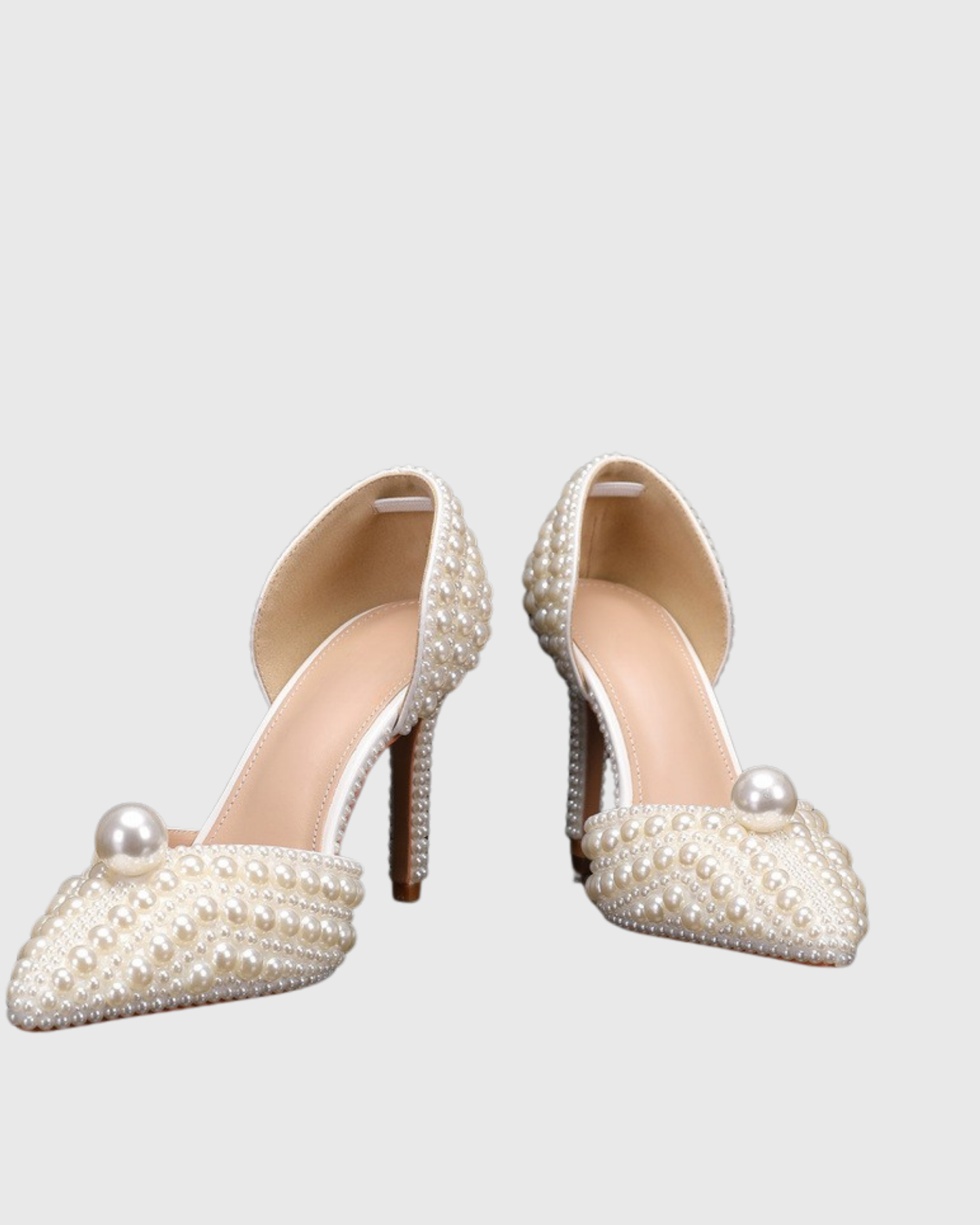 Liviana Pearl Pumps In White
