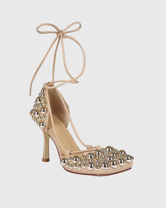 Luca Metal Ball Embellished Pumps
