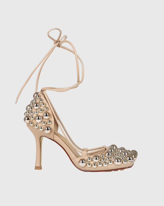Luca Metal Ball Embellished Pumps