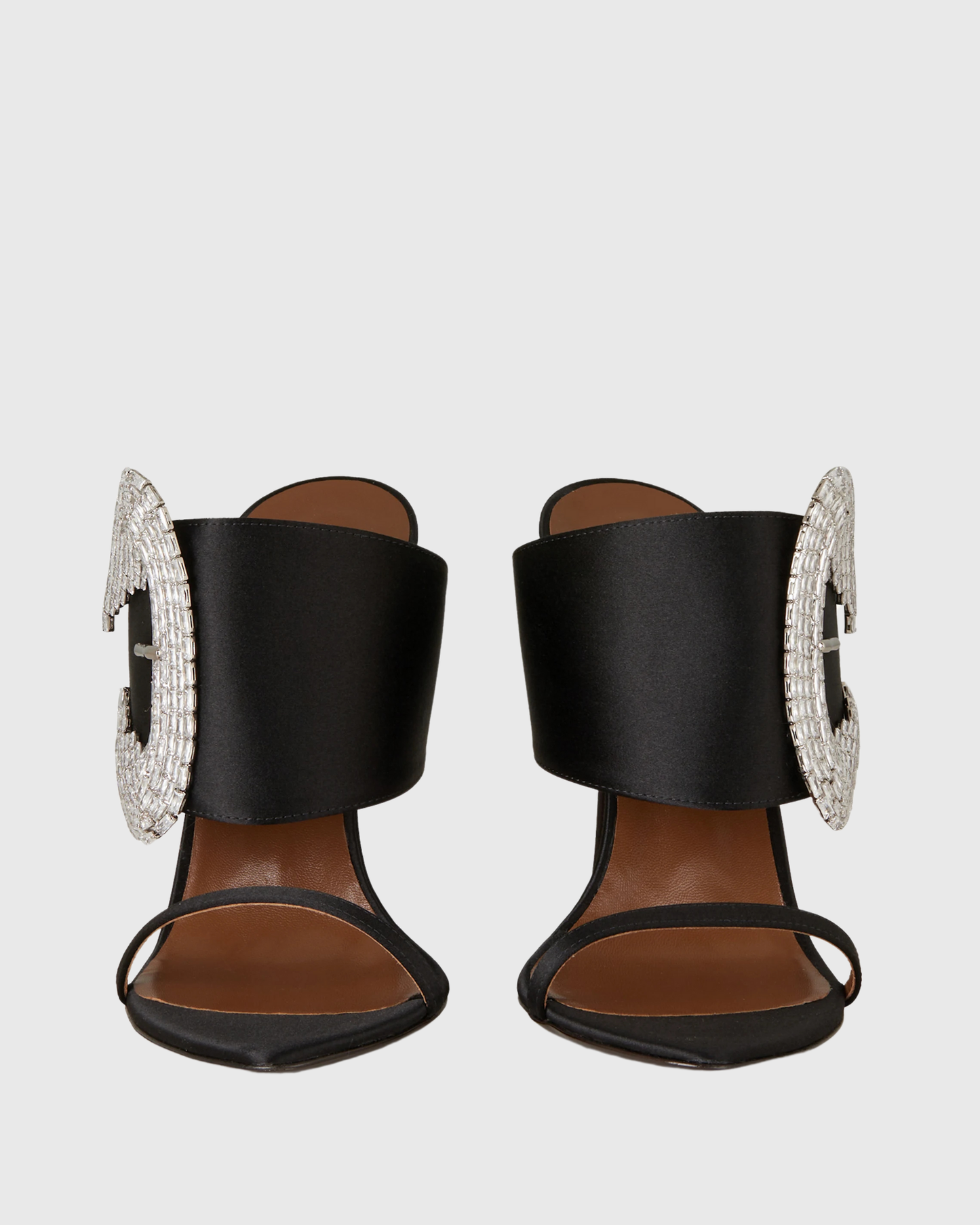 Luz Rhinestone Buckle Strap Sandals