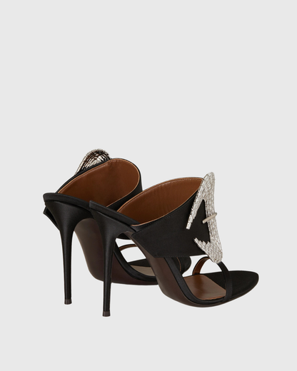 Luz Rhinestone Buckle Strap Sandals