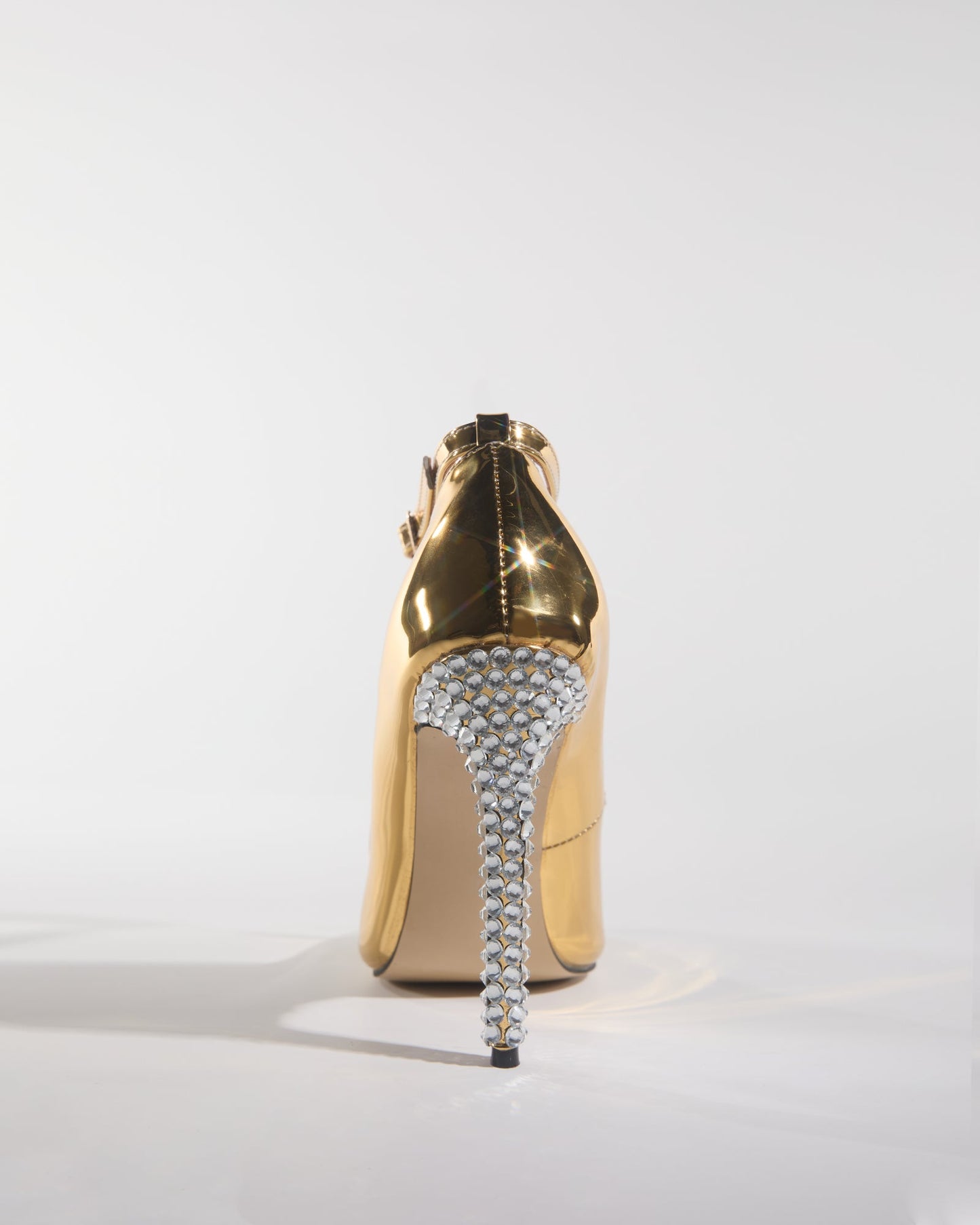 Matilda Diamond Metallic Pumps