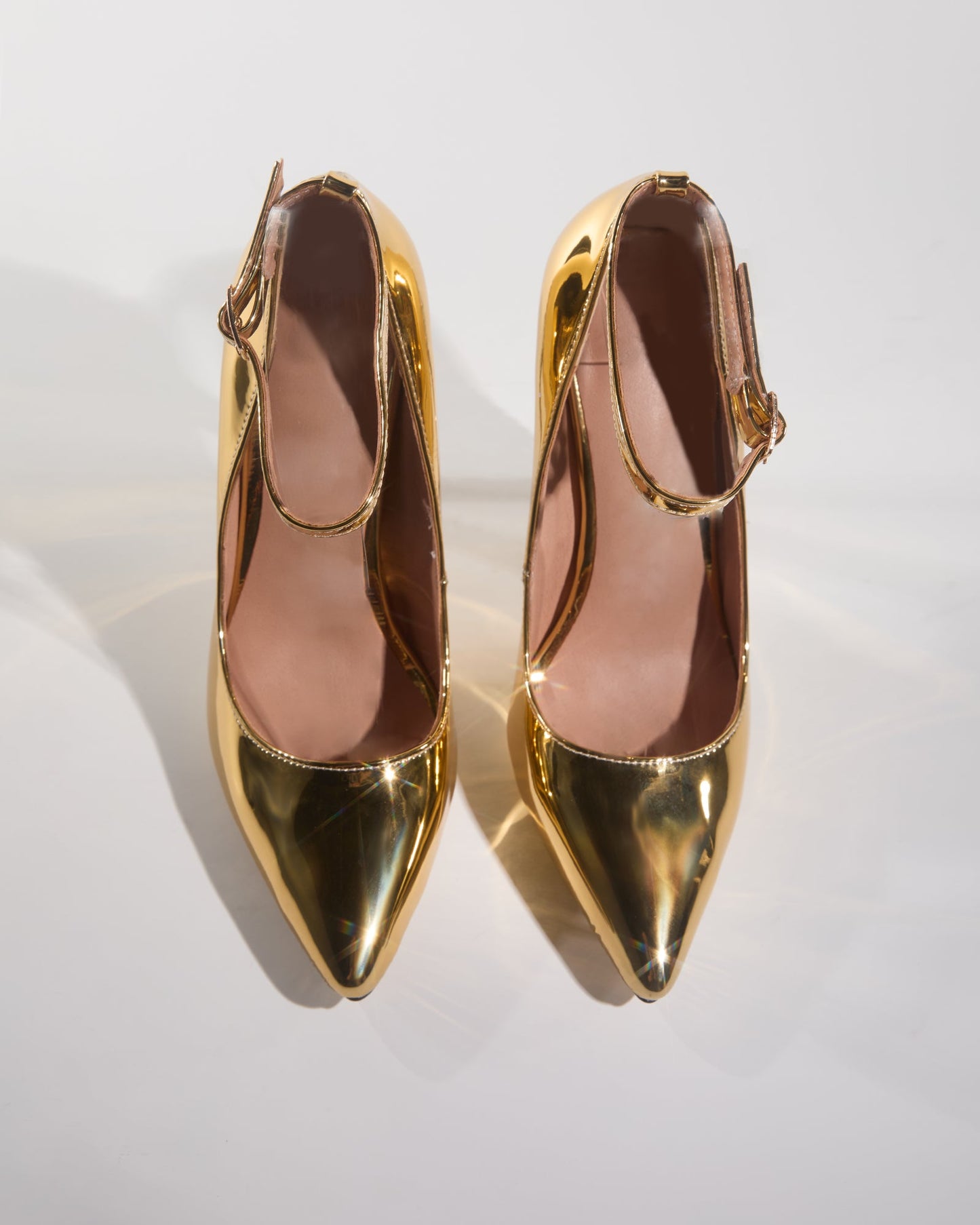 Matilda Diamond Metallic Pumps