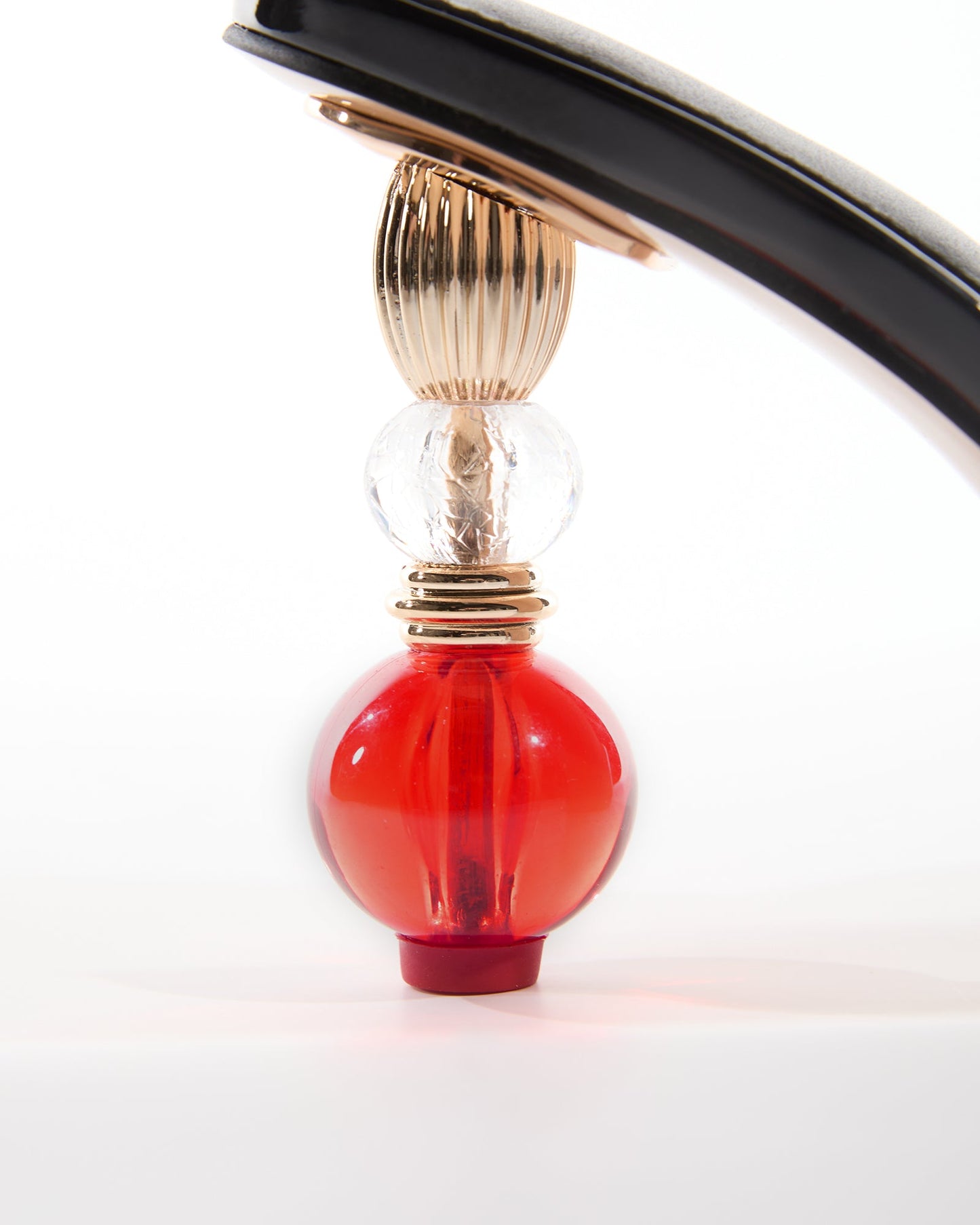 Milan Diamond Beads Heels In Black