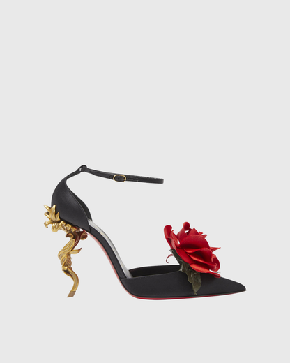 Mya 3D Flower Sculptural Heels