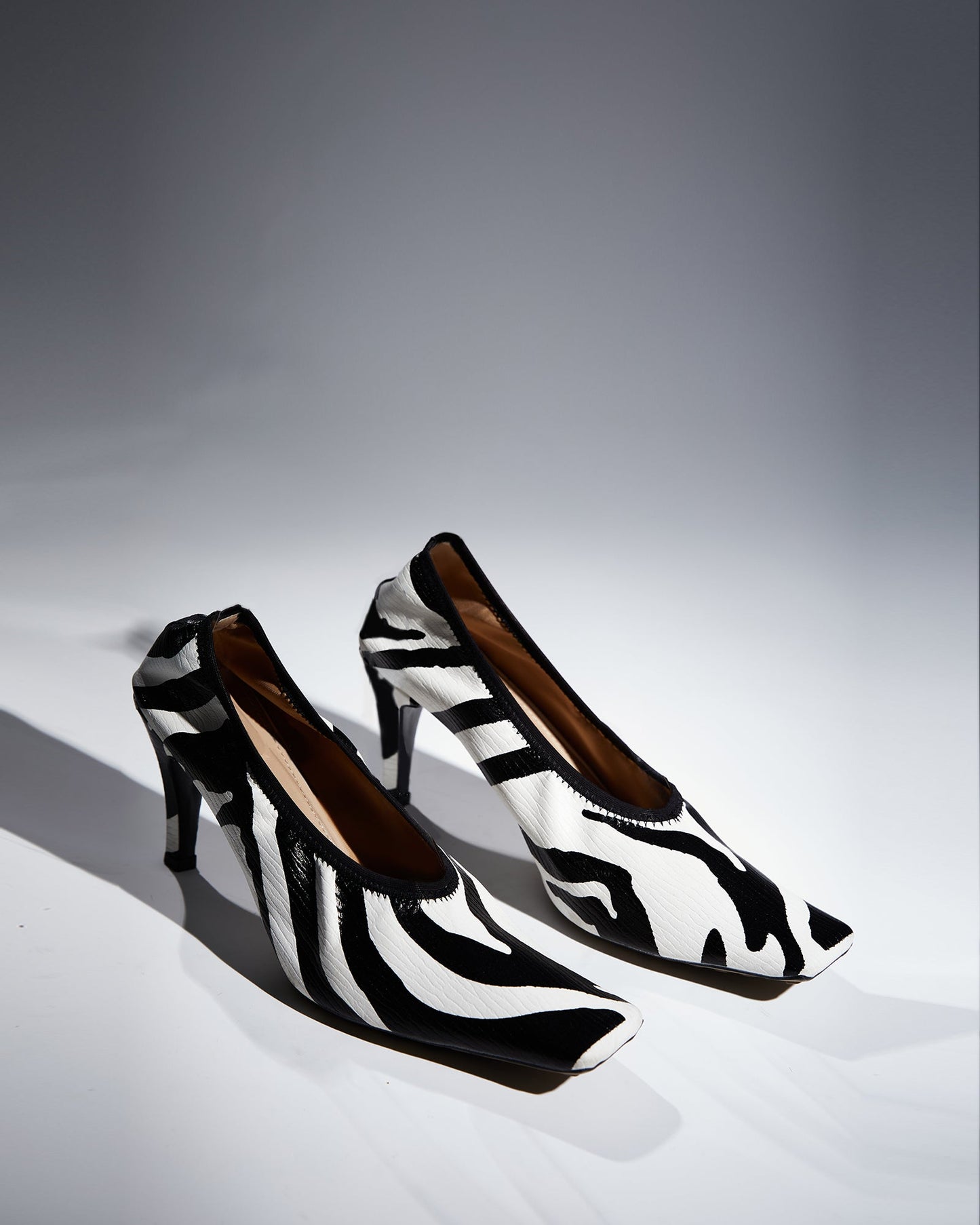 Nadia Zebra Stripe Pumps