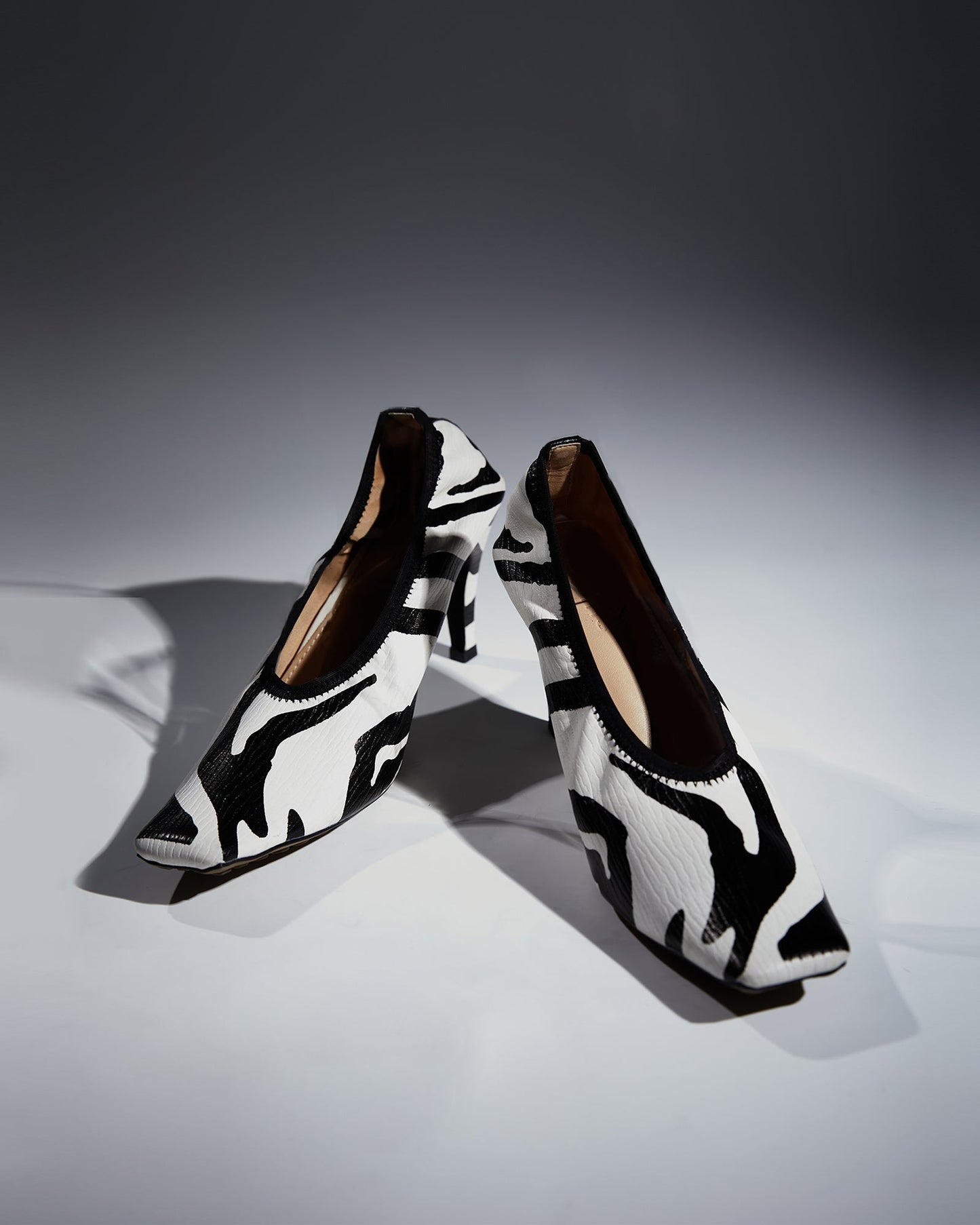Nadia Zebra Stripe Pumps