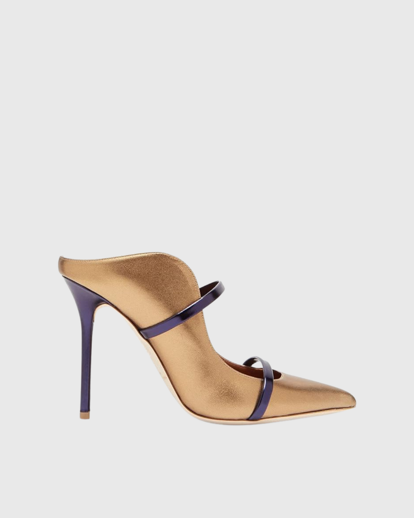 Narcisa Metal Ring Satin Pumps In Gold