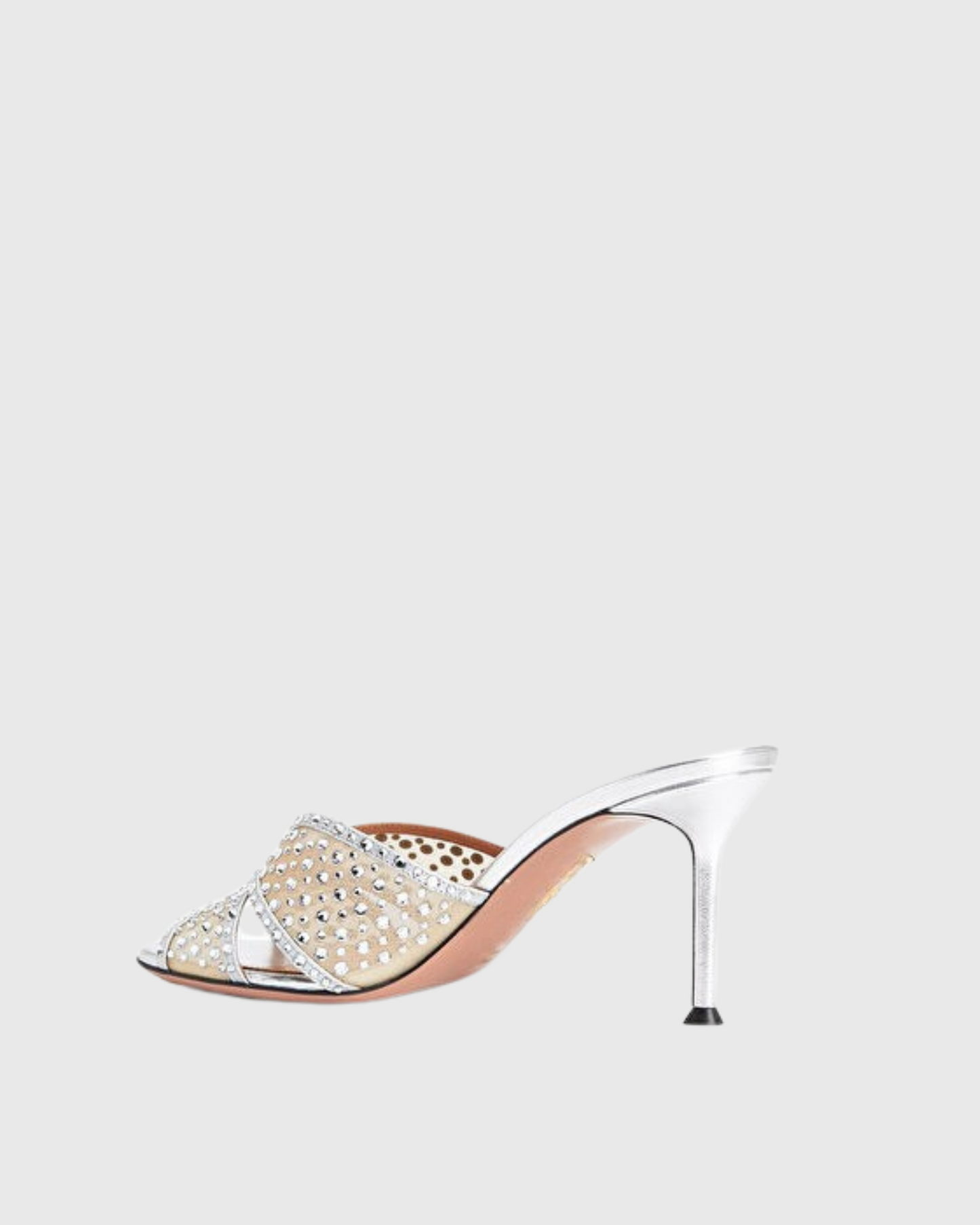 Natalina Rhinestone Cross Slippers