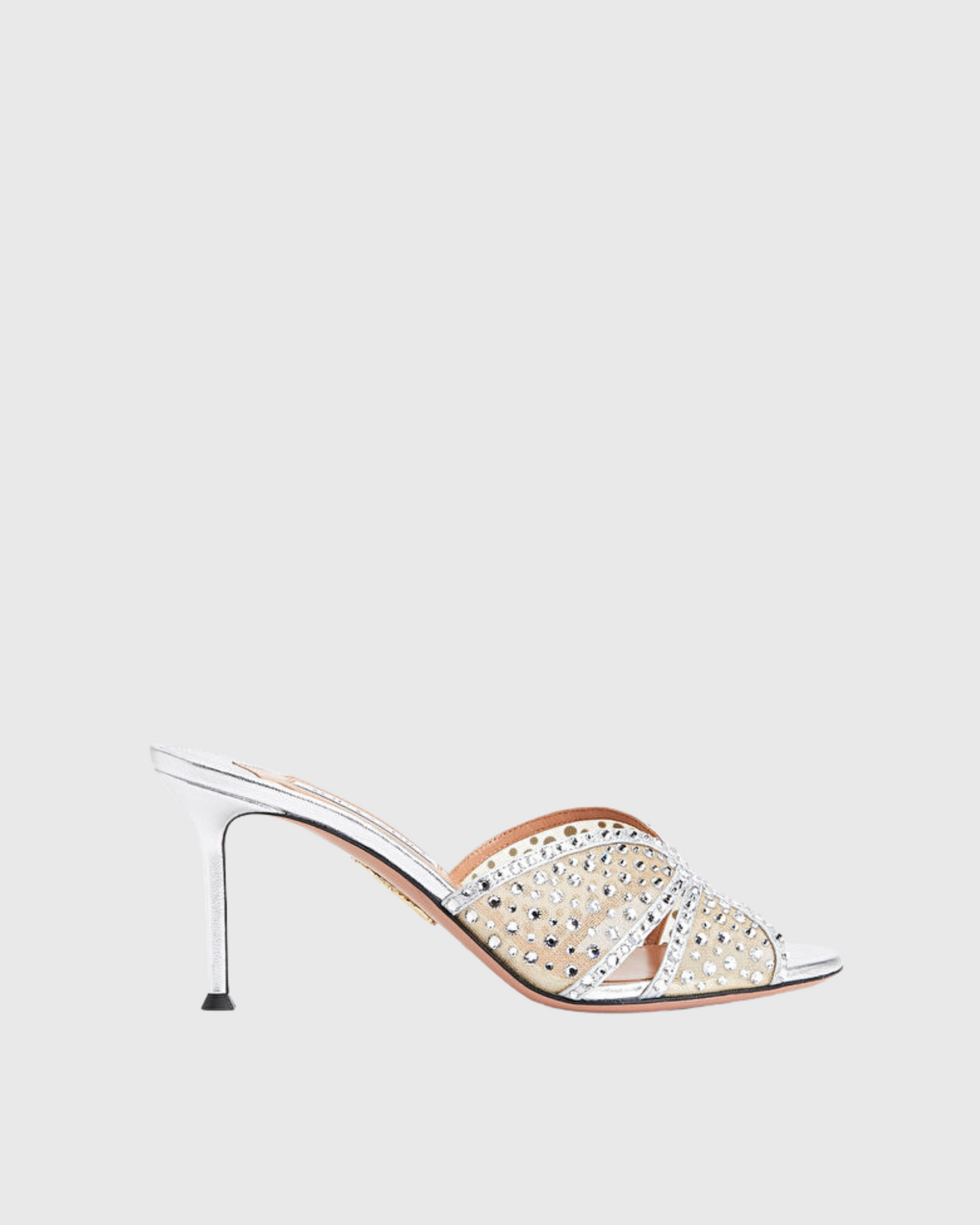 Natalina Rhinestone Cross Slippers