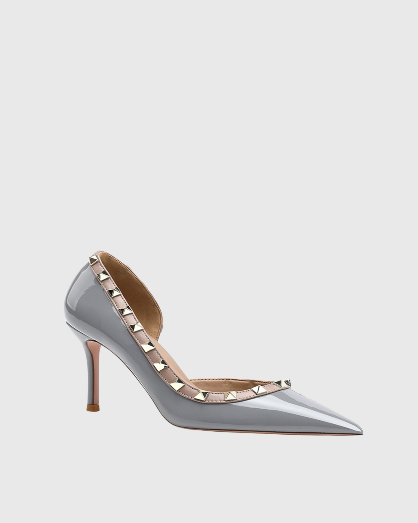 Nella Rivet Irregular Pumps In Blue