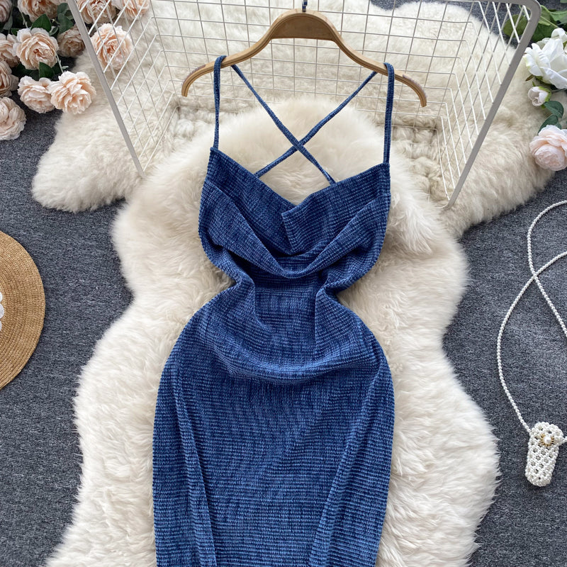 Sexy Tight Dress Summer Backless Women Holiday Dress P222