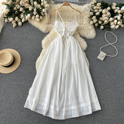 Sexy Spaghetti Straps Summer Dress Women Holiday Dress P159