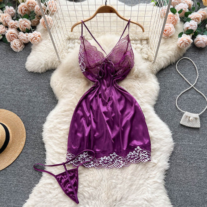 Sexy Backless Lace Dress Summer Women Holiday Dress P225