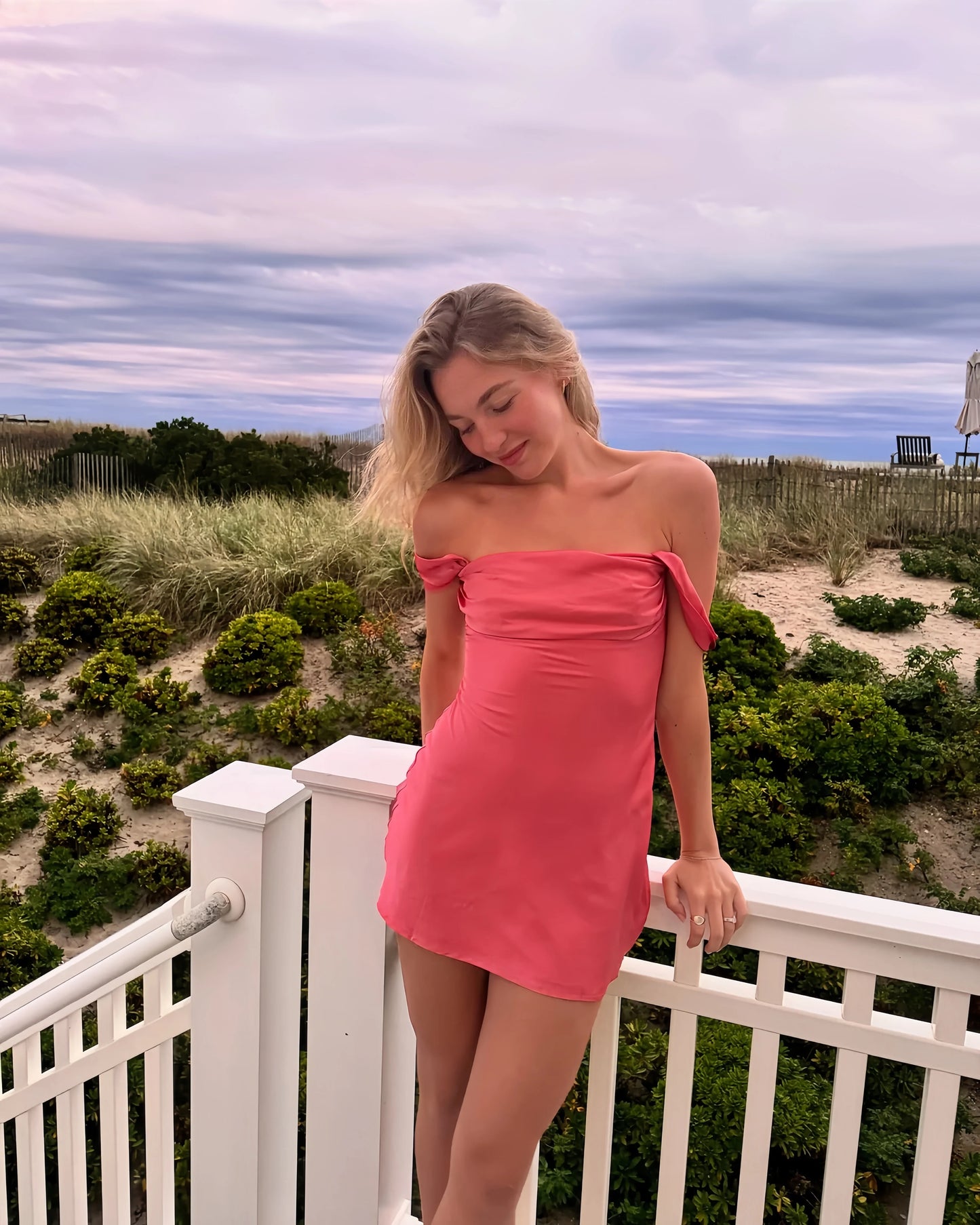 Off The Shoulder Satin Tight Short Dress Senior Homecoming Dress