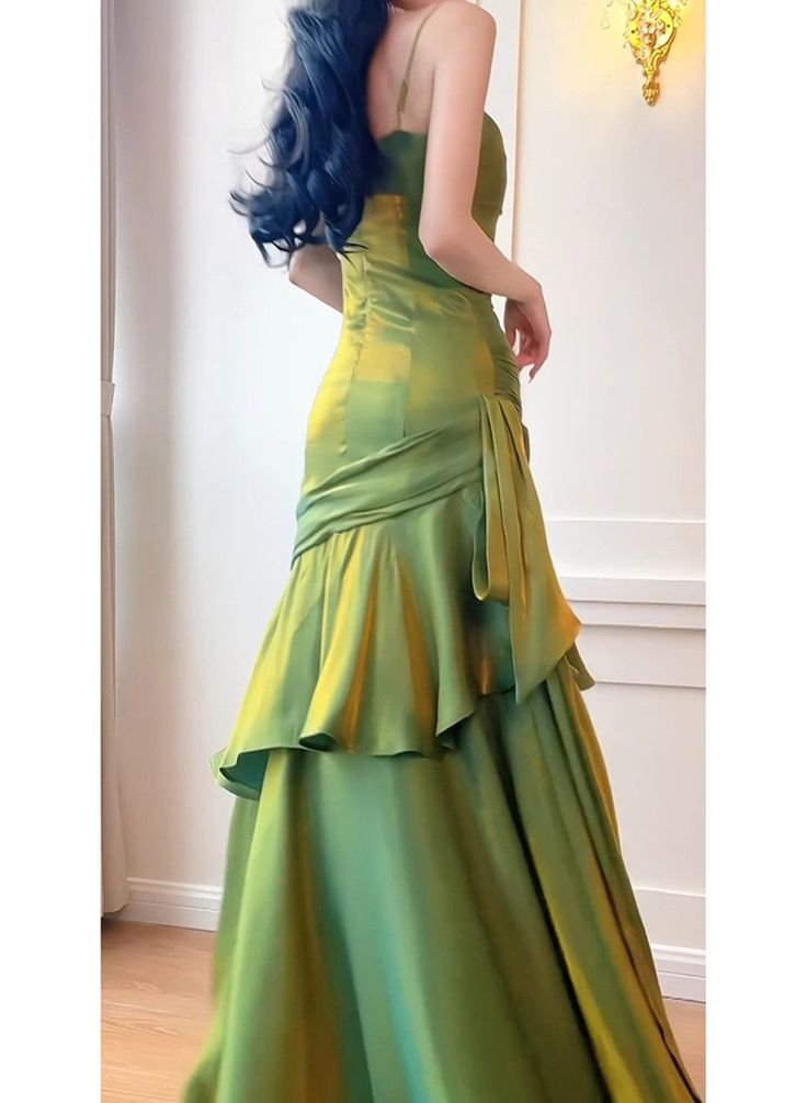 Modest Straps Sweetheart Long Evening Dress Party Dress Formal Dress Prom Dresses P2392