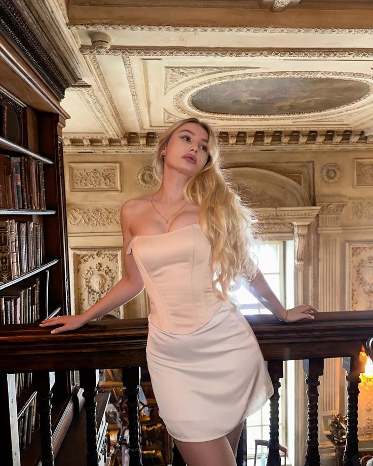 Elegant Pink One Shoulder Herringbone Back Tie Slim Homecoming Dress P3703