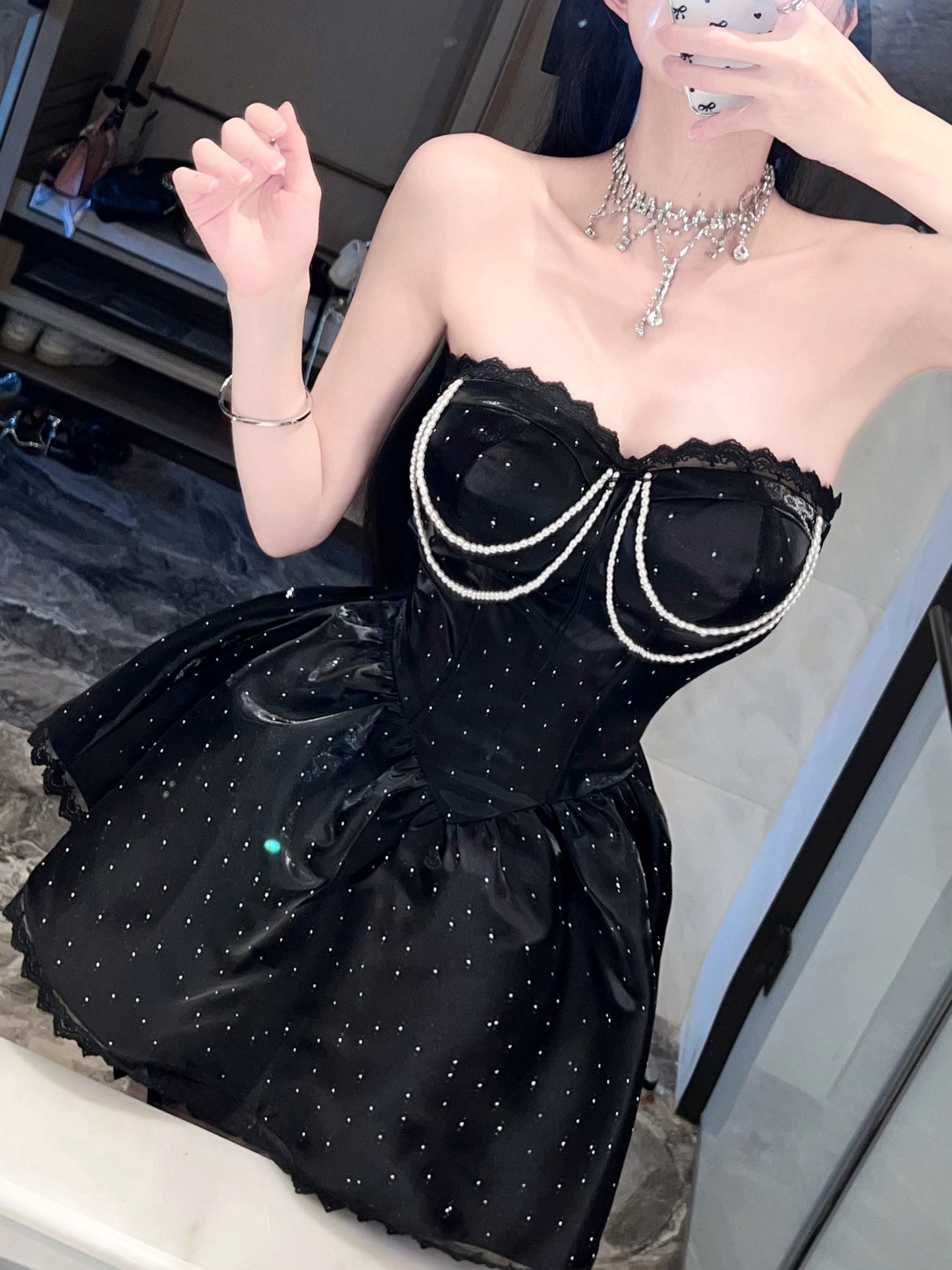 Princess Tutu French Tutu Waist Lace 17th Birthday Homecoming Dress P3715